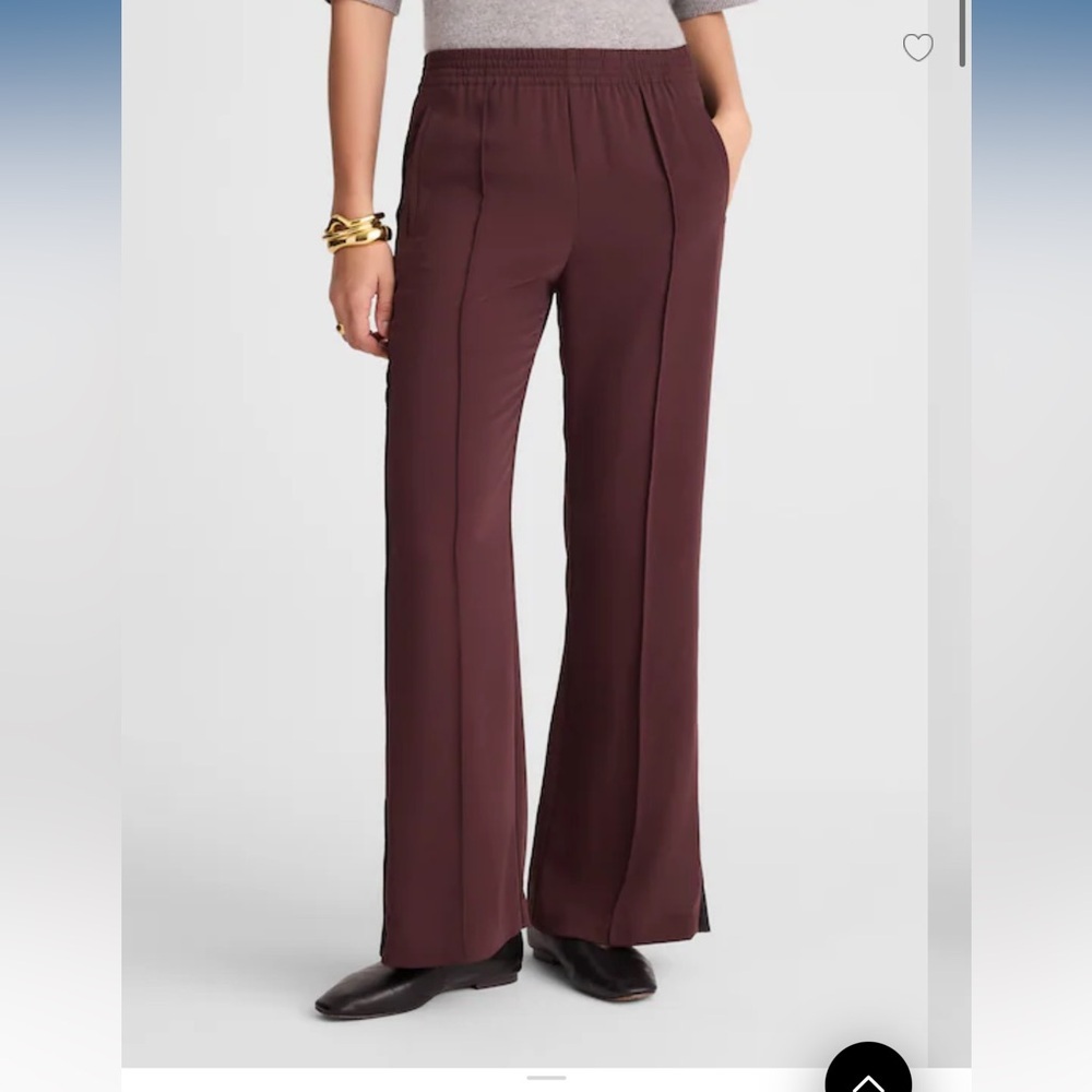 Madewell Pull On Elastic Waist Bootcut Track Pant Women’s Sz‎ M